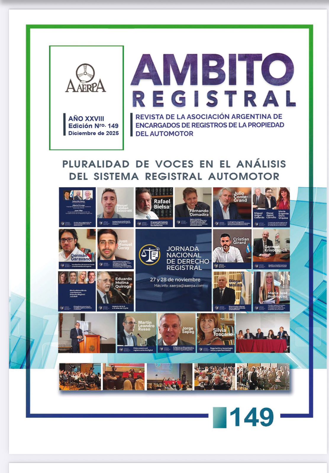 Revista Ámbito Registral N° 149